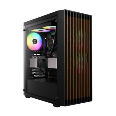 Imagem de Gabinete Gamer Gamdias Aura Gc4 Elite Atx 3 Fans Argb Preto