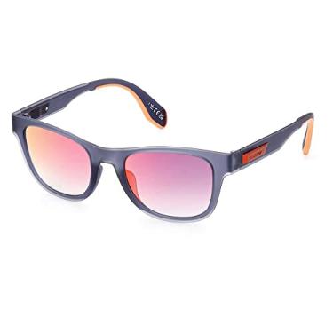 Imagem de Sunglasses Adidas Originals OR 0079 91L Matte Blue/Roviex Mirror