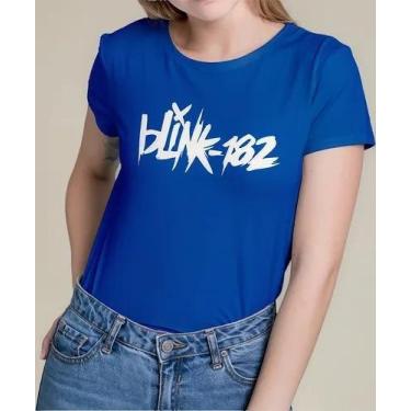 Imagem de Camiseta Camisa de Algodão Adulto Masculina Feminina  Banda de Rock Bl
