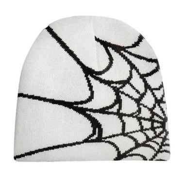 Imagem de Chapéu de malha Spider Web Anime Winter Warm unissex 55-62cm