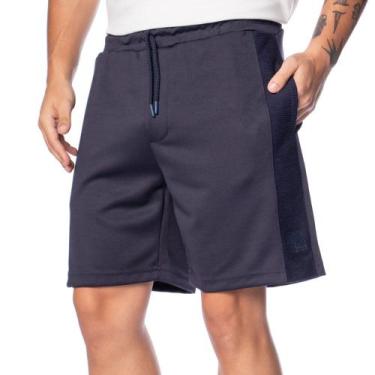 Imagem de Bermuda Masculina Gangster Moletom Marinho, Marinho, P
