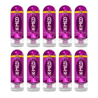 Imagem de Kit 10 Gel Lubrificante Íntimo K-MED 2 em 1 203g cada