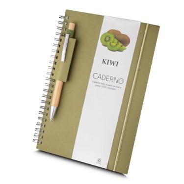 Imagem de Caderno A5 Capa em Papel Reciclado - Kiwi