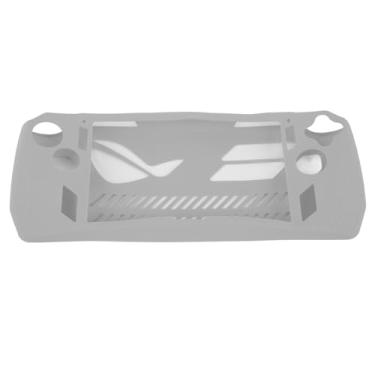 Imagem de Generic Capa Protetora de Jogo, Protetor de Capa de Silicone, Antiderrapante, Posição Precisa do Furo, Antideformação, Resistente a Arranhões para ROG ALLY (Cinza Branco)