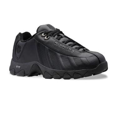 Imagem de K-Swiss Tênis masculino ST329, Preto/Preto/Preto, 7.5