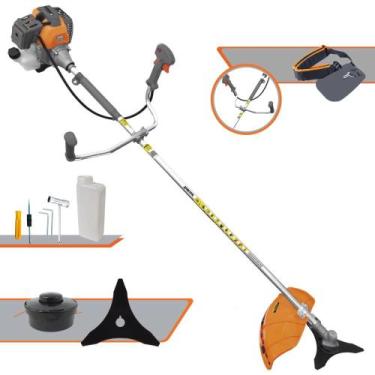 Imagem de Máquina de Cortar Grama Á Gasolina Tekna RL430-P Plus 2T 43cc 1,7HP Ro