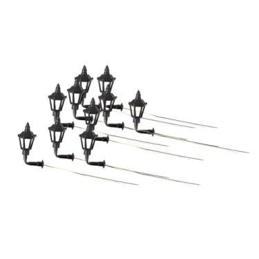 Imagem de YIJU 10x Miniaturas de Luminárias de Parede LED com Luz Ambiente Quente e Realista - Acessórios para Projetos DIY e Jardins de Fadas, 87