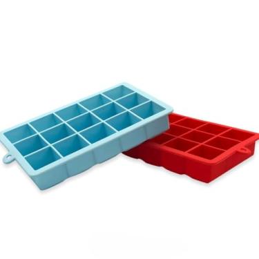 Imagem de Forma de Gelo Retangular de Silicone para 15 cubos 30ml