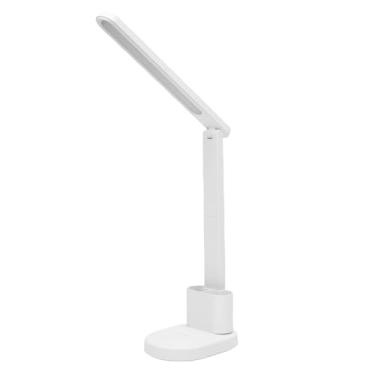 Imagem de Hyuduo Lâmpada de Mesa LED, Recarregável Com Luz Regulável Contínua e Suporte para Caneta, Bateria de 1500mAh, para Estudantes Profissionais Em Salas de Estudo de Escritório,