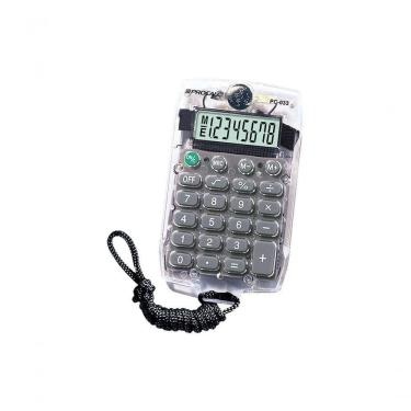 Imagem de Calculadora Pessoal Procalc Pc0338 Dígitos Corda Cinza