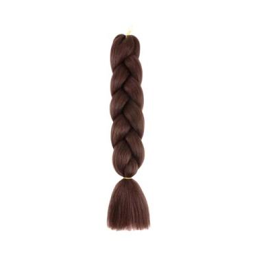 Imagem de Extensões De Cabelo Sintético Multicolorido Roxo De 24 Polegadas Para 