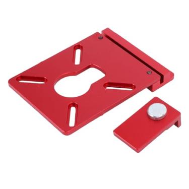 Imagem de Asixxsix Adaptador de Trilho Guia de Roteador Com Batente de Trilho para Roteadores de Acabamento de Base Fixa, Compatível Com Powertec, Adaptador de Trilho Guia de Serra de Trilha