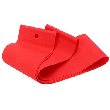 Imagem de KIMISS ZTTO 80mm Tira de Aro de Bicicleta - Forro de Pneu de Bicicleta de PVC Antifuro para Pneus de 20 Polegadas - Protege Os Tubos Internos e Reduz o Risco de Explosão (Vermelho)