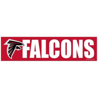 Imagem de Adesivo Faixa Bumper Strip 30x7,5 Atlanta Falcons-Unissex