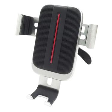 Imagem de Suporte de ventilação de carro com gancho de metal atualizado, rotação de 360°, suporte de telefone com fixação automática para iPhone 17/16/15 Pro Max, Samsung Galaxy S25/S24, smartphones de 4,7 a