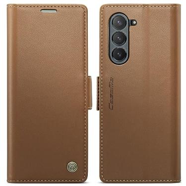 Imagem de LBYZCASE Capa carteira para Galaxy Z Fold 5 (5G 2023) [suporte de cartão com bloqueio RFID], couro flip [suporte] [magnética] capa protetora para celular à prova de choque para Samsung Galaxy Z Fold 5