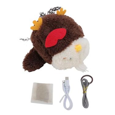 Imagem de Brinquedo de pelúcia para pássaros, brinquedo interativo para gatos e pássaros com sensor de som realista, toque de movimento, material de pelúcia macio e confortável para