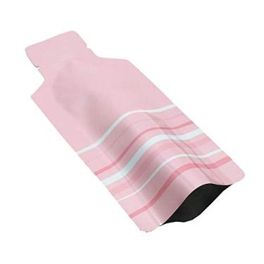 Imagem de PABCK 100 unidades de sacos descartáveis abertos de armazenamento Mylar recipientes de líquido para xampu cosmético, bolsa de amostra, saco de folha de selagem térmica, pacotes de uso em viagens para