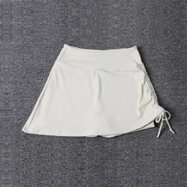 Imagem de Saia Calça Esportiva Feminina De Yoga Em Spandex De Secagem Rápida, Re