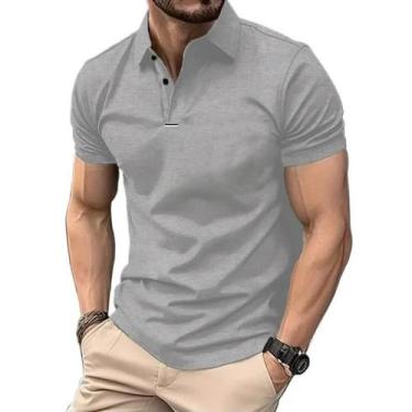 Imagem de Camisas Polo Masculinas Leves E Respiráveis Com Tecnologia De Controle