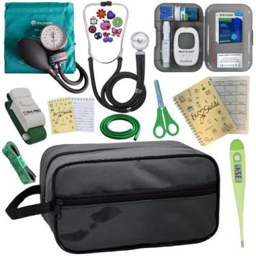 Imagem de Kit Enfermagem Completo Top + Medidor Glicose  - PREMIUM, P.A. Med, IN