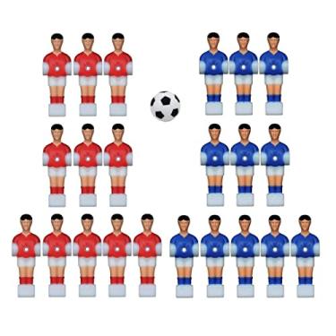 Imagem de Pegciuho Conjunto de 22 Miniaturas de Futebol de Mesa para Jogo de Futebol, Estilo 3