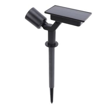 Imagem de banapoy Luz de Foco Solar, Lâmpada Solar Ajustável de 120 ° Com Desligamento Automático, Bateria de Lítio de 800mAh para Quintal Externo, Paisagem de Gramado de Jardim, Acessórios (Luz quente)