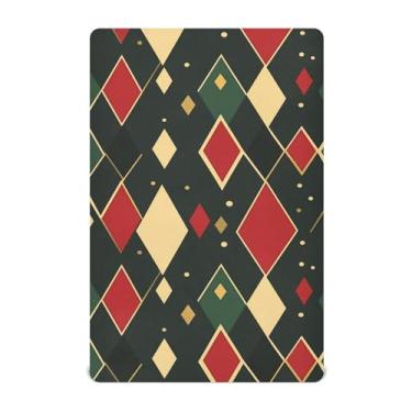 Imagem de Wassud Lençol de berço simples colorido para meninos e meninas, respirável, lençol com elástico, neutro, 71 x 132 cm