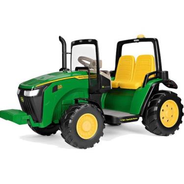 Imagem de Trator Eletrico Peg Perego John Deere Dual Force 12V 2 Lugares