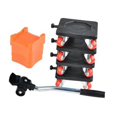 Imagem de Bothyi Ferramenta de movimentação de móveis com rodas, dispositivo deslizante para móveis de lojas, guarda-roupas e geladeiras volumosas.