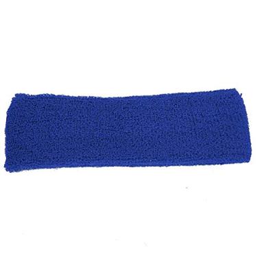 Imagem de Unissex esportivo elástico respirável Soft faixa de cabelo absorvente de suor quente (Azul celeste)