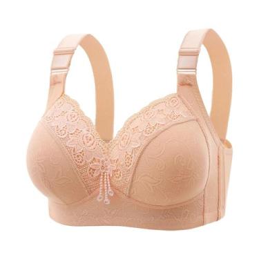 Imagem de Sutiã Esportivo Feminino Grande Tamanho, Sexy, De Renda, Sem Costura, 