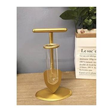 Imagem de U5GAAALPPQ9 Vaso decorativo decoração vaso abstrato linhas pretas minimalista vaso de ferro abstrato vasos de flores secas ornamentos de flores nórdicas vaso de flores (cor: B2) (C3)