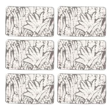 Imagem de Luocute 6 PCS Capas de Almofadas, Capas de Almofadas Decorativas de Fazenda Macia de Poliéster Com Estilo Boêmio Rústico Cinza Claro para Sofá-cama e Sala de Estar (50,8x50,8cm / 20x20 pol.)