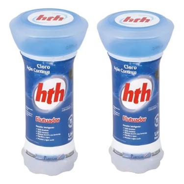 Imagem de Kit C/2 Cloro Flutuador 1,66 Kg Hth