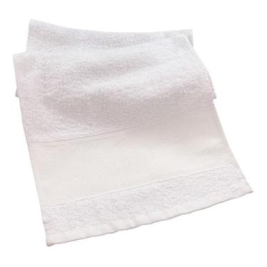 Imagem de Kit 10 Toalhas Lavabo Branco Para Bordar Ou Decorar - Arjotec, Lavabo