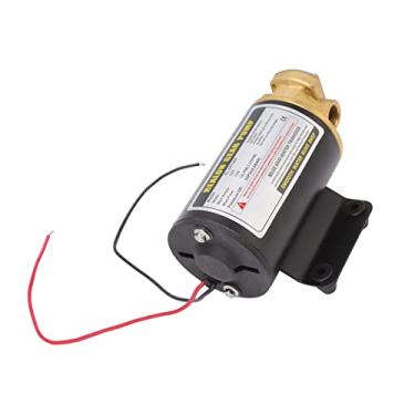 Imagem de KIMISS Bomba de óleo de Engrenagem Elétrica Com Motor de Proteção Térmica - Bomba de Transferência de óleo para Motores, Conector de Latão Leve, Fluxo Rápido e Fácil Instalação (12V)
