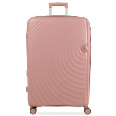 Imagem de Mala de Viagem Grande 32kg Polipropileno 4 Rodas Cartagena Rosé - Baga