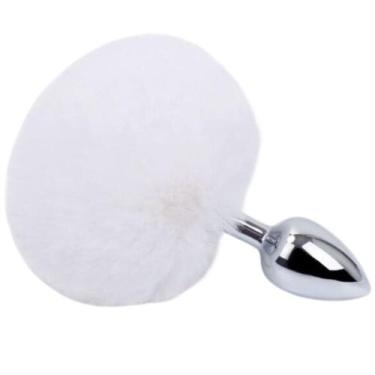 Imagem de Plug Anal em Metal com Rabo de Pompom Coelho - Rabbit PL012 - no-brand