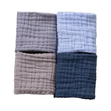 Imagem de Toalhas De Rosto De Algodão De 6 Camadas Para Bebês Recém-Nascidos, Ma