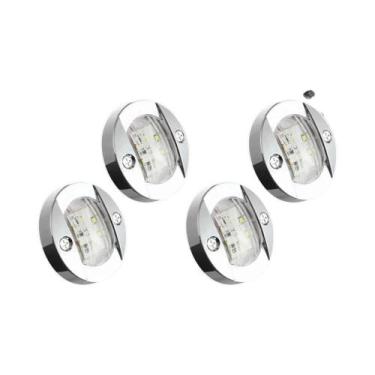 Imagem de Luz LED Marinha Redonda De 3 Polegadas 12V Para Barco, Luz De Popa, Ân