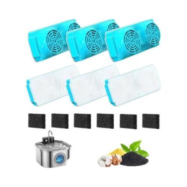 Imagem de Filtros De Carvão Ativado Substituíveis Para Acessórios De Fonte De Ág