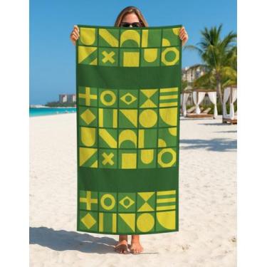 Imagem de Toalha Banho Praia Adulto Estampa Moderna Geométrica - Use Thuco, TB02
