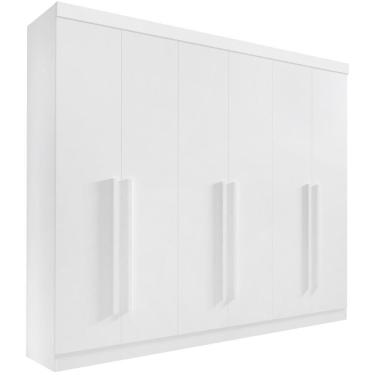 Imagem de Guarda Roupa Da Vinci Plus Branco 6 Portas 6 Gavetas D?doro