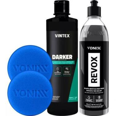 Imagem de Selante Para Pneu Revox E Darker Pneu Pretinho 500ml Vonixx