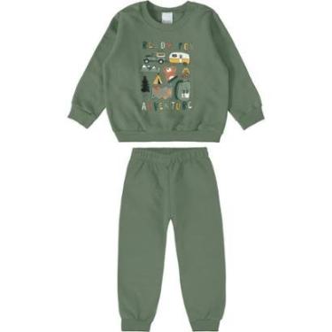 Imagem de Conjunto Moletom Infantil Menino Malwee Kids 1/3 Ref. 120644-Masculino