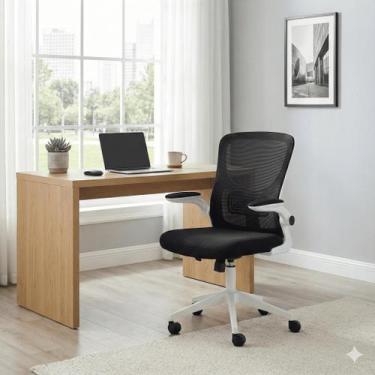 Imagem de Cadeira de Escritório Home Office Ergonômica Diretor Bytes com Encosto