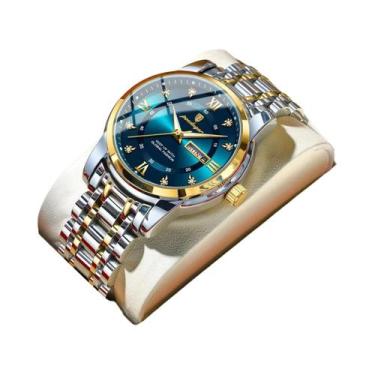 Imagem de Relógio De Quartzo Esportivo Masculino Luxuoso À Prova d'Água POEDAGAR