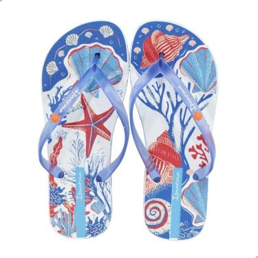 Imagem de Chinelo Ipanema Sem Igual Branco/Azul/Vermelho