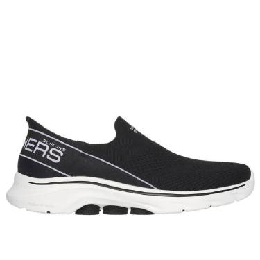 Imagem de Tênis Skechers Go Walk 7 - Mia - Preto e branco-Feminino